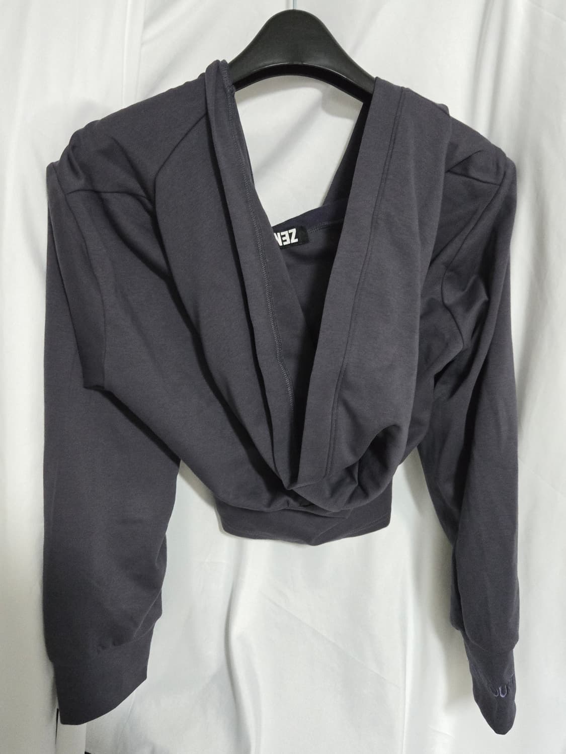 어반드레스 후드집업 슬림핏 다크그레이 상품이미지6