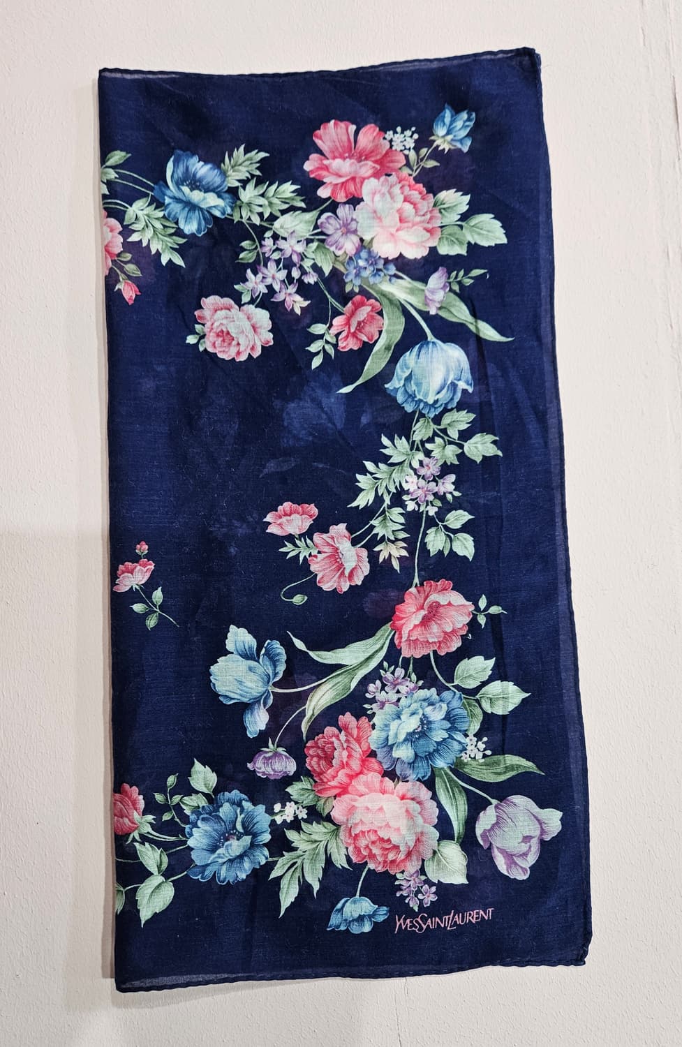 입생로랑(YSL) 플라워 손수건 (네이비) 상품이미지4