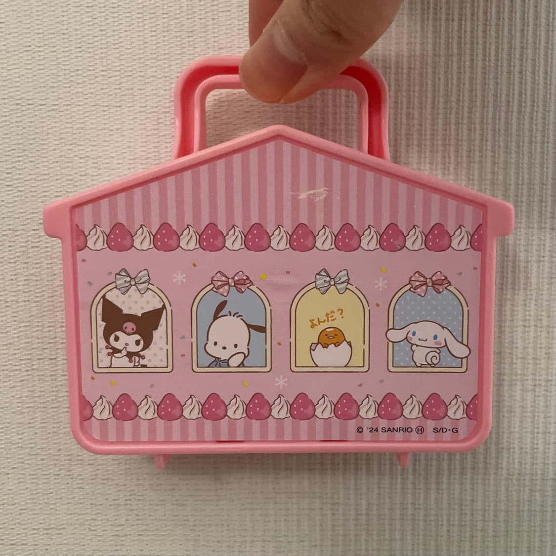 산리오 캐릭터즈 글리터 핑크 보관함 상품이미지2