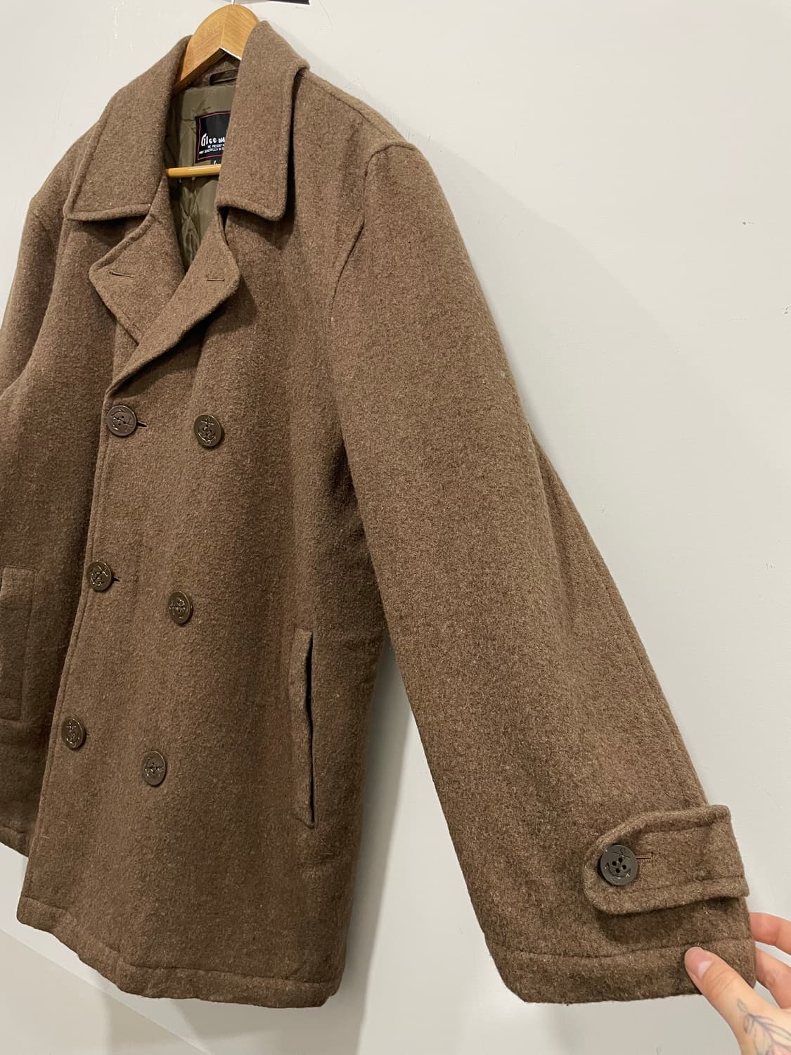 00‘s Jpn Gleeman 글리맨 울 피코트 상품이미지5