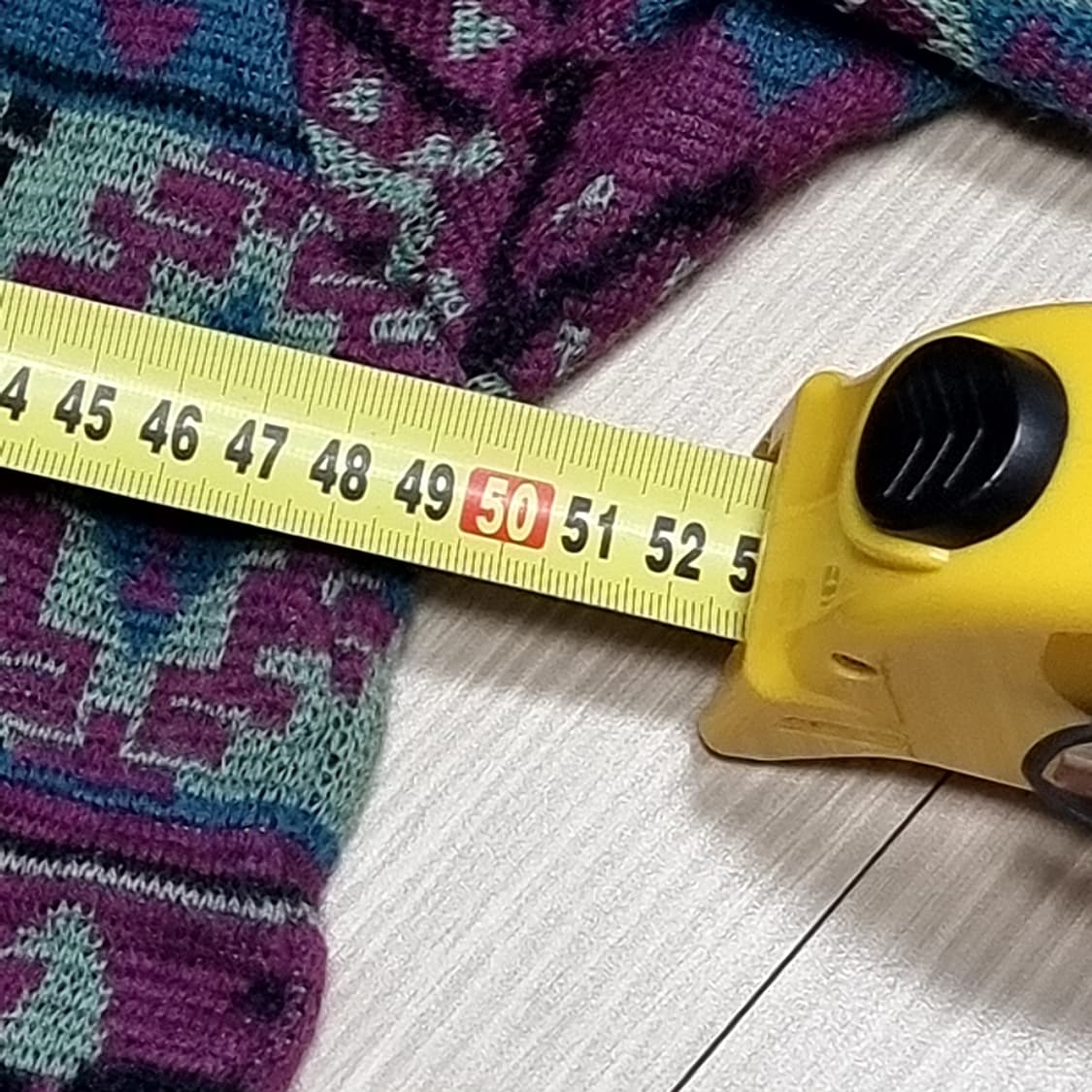 일본제90's Cassidy homme빈티지 패턴 니트 퍼플(100) 상품이미지7