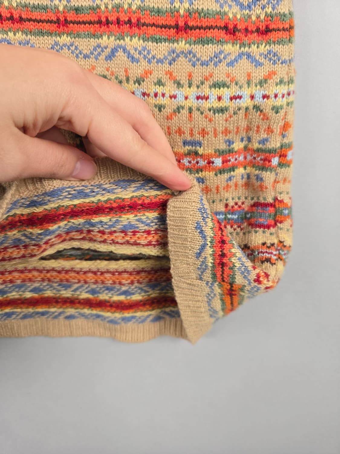 [무료배송]헤지스 85-160 여성 캐시미어 울 혼방 반팔 니트 원피스 상품이미지5