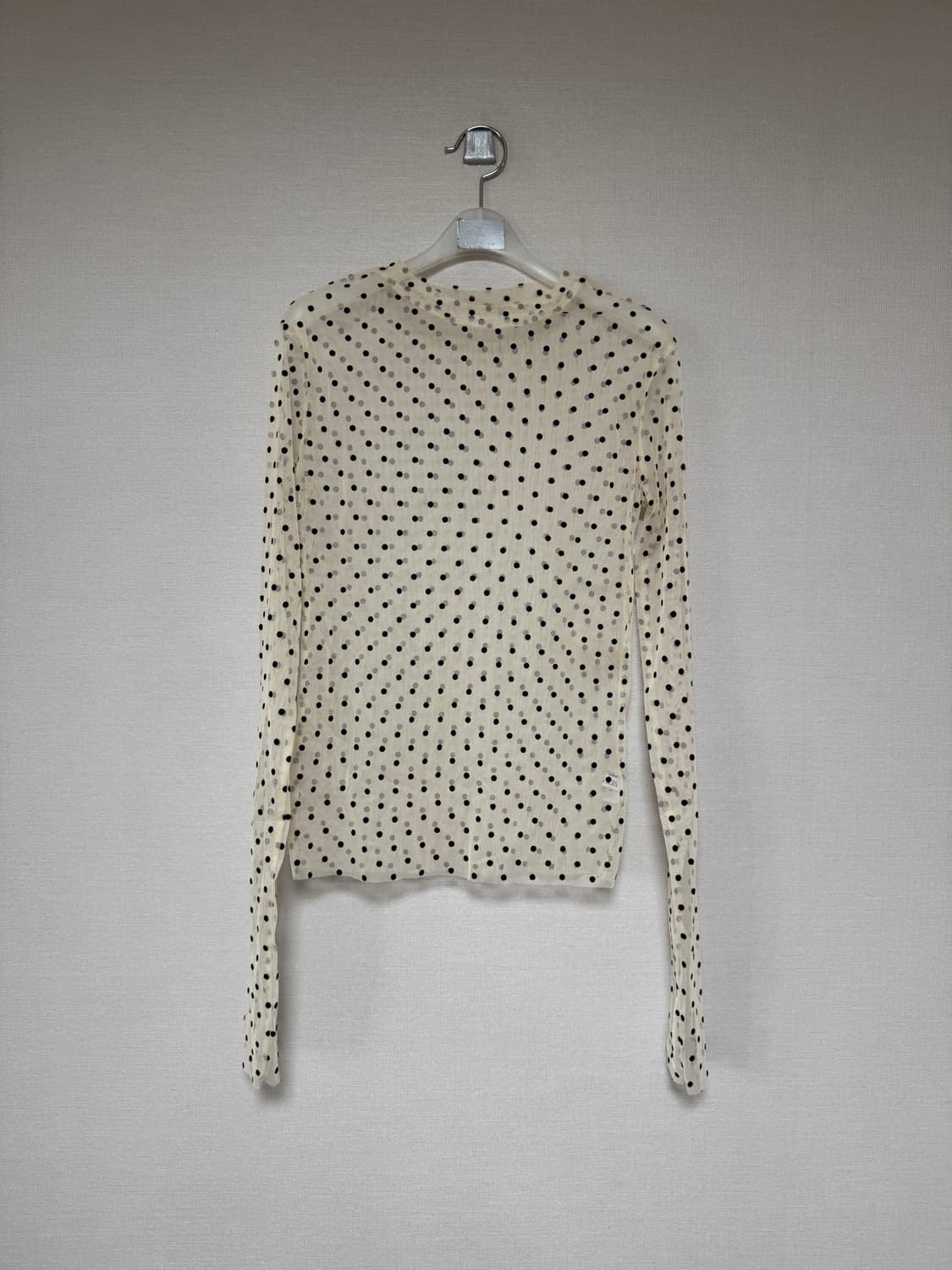 NICOLE LABEL SEE-THROUGH DOTS TOPS /M 상품이미지1