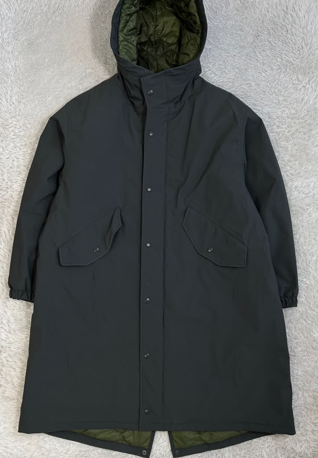 유니클로X엔지니어드가먼츠 퍼프테크 후드 코트/#3147 상품이미지1