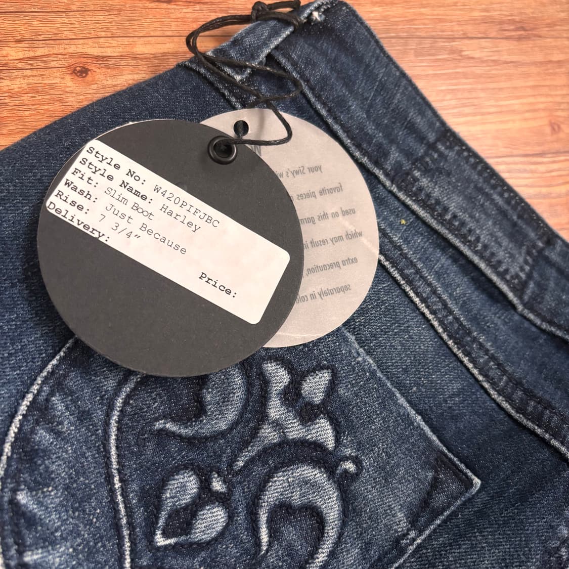 SIWY 씨위 슬림 부츠컷 26 스판 데님 청바지 할리 미국 상품이미지6