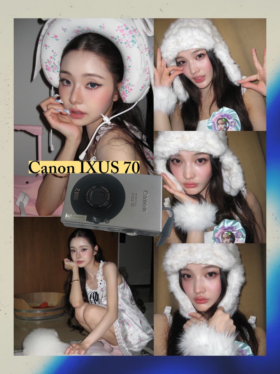 외관미품❣️) 캐논 익서스 70 블랙/ Canon IXUS 70 상품이미지1