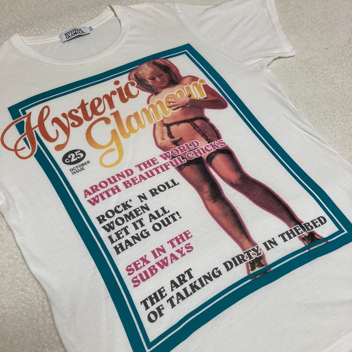 히스테릭 글래머 프린팅 티셔츠 상품이미지3