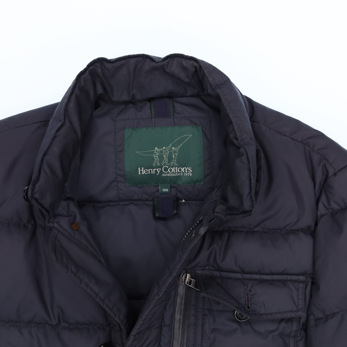 [100] 헨리코튼 덕다운 패딩 자켓 1208J1 상품이미지4