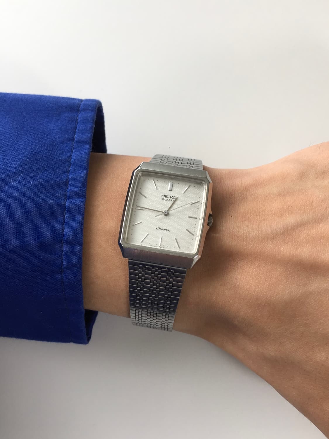 80s seiko chronos slim square quartz 상품이미지4