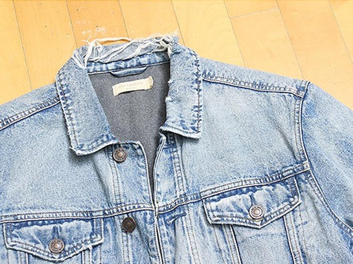 올세인츠 데미지 데님 자켓 M 상품이미지2