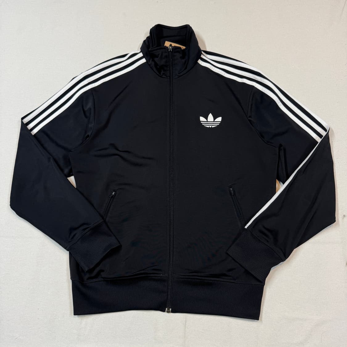 100) 아디다스 파이어버드 삼선 져지 트랙탑 집업 블랙 A92 상품이미지1