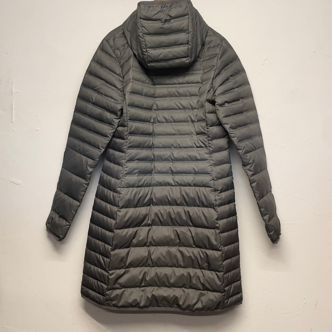 컬럼비아 (우먼) 그레이 650필 경량 덕 다운 롱 패딩  상품이미지5