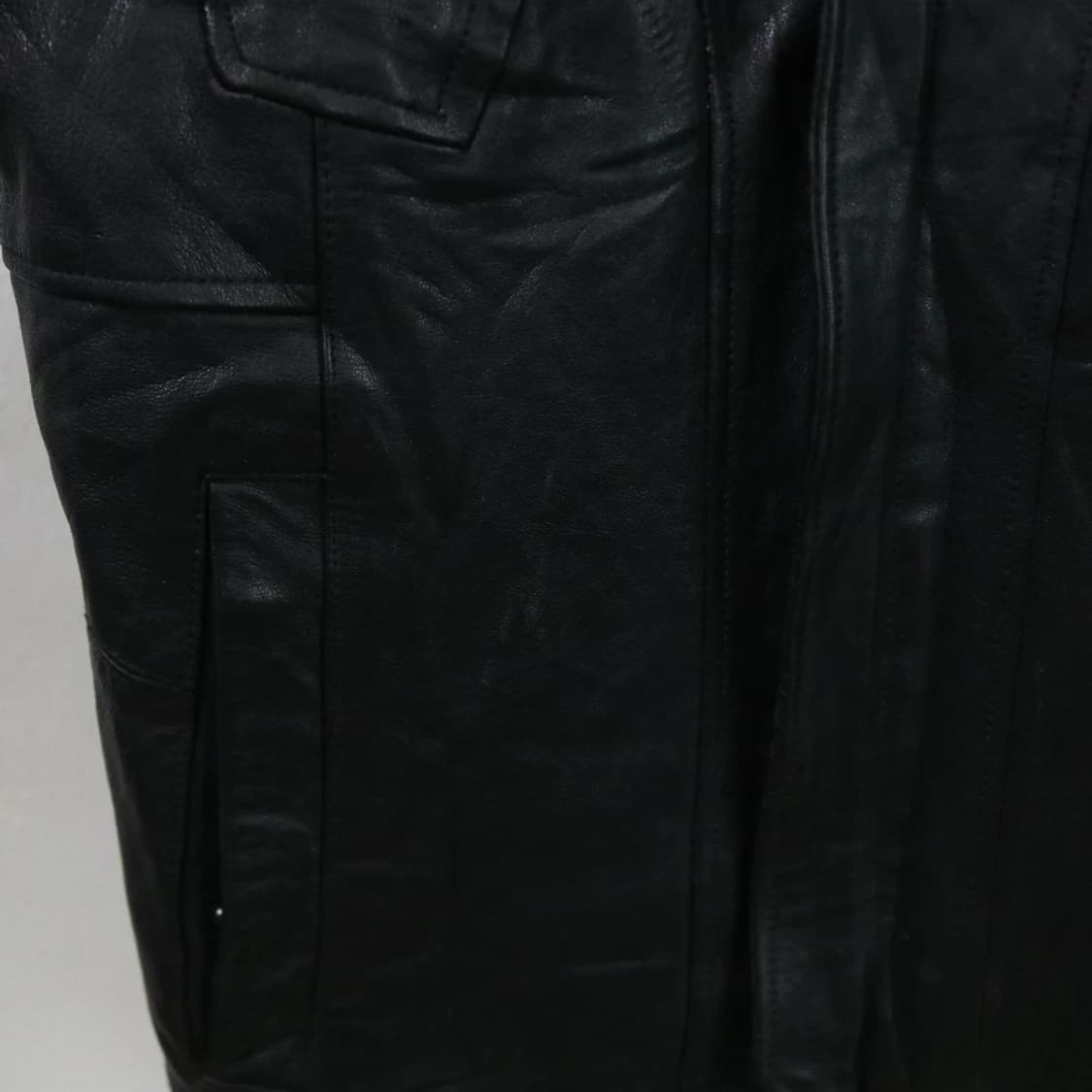 Zipper neck Lamb Leather 양가죽 자켓 상품이미지7
