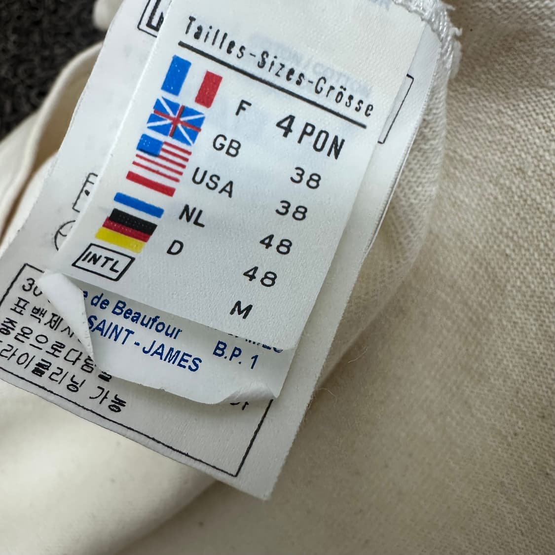 SAINT JAMES 세인트제임스 여성 긴팔티셔츠 M 상품이미지8