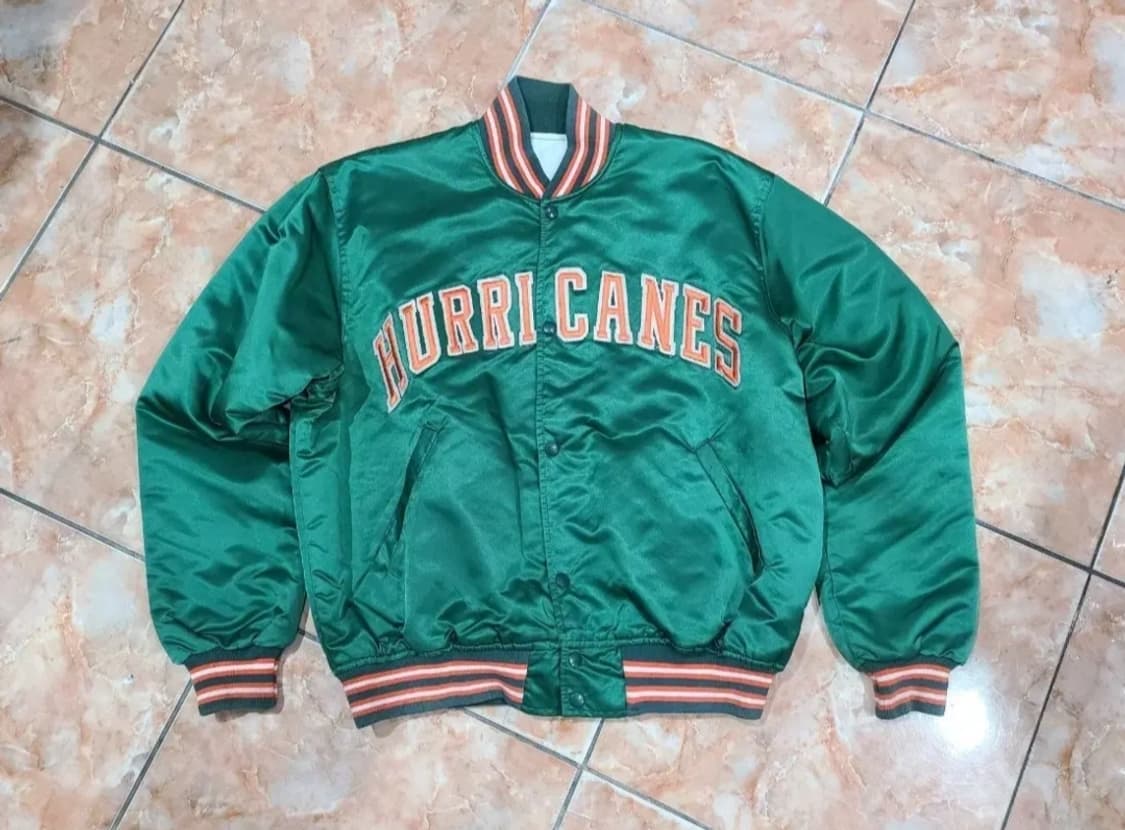 스타터 마이애미 허리케인즈 그린 점퍼 상품이미지1
