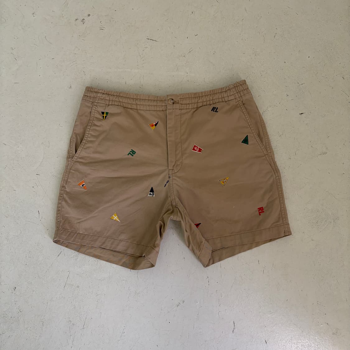 폴로 랄프로렌 자수 치노 반바지 M 상품이미지1