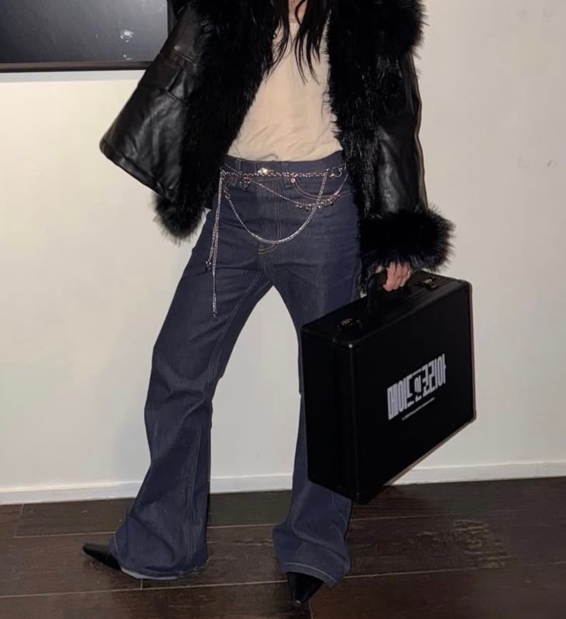 KIOK flared denim pants 상품이미지3