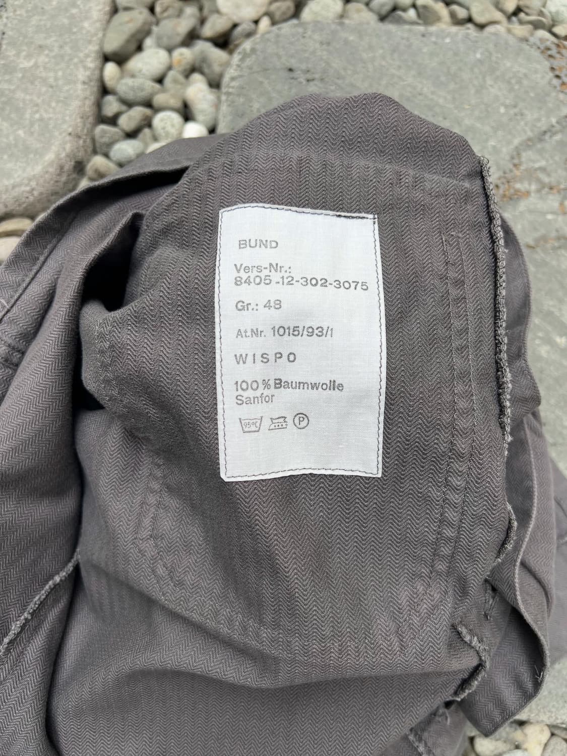 OLD VINTAGE DRAK GREY HBT 헤링본트윌코튼 워크자켓 상품이미지3