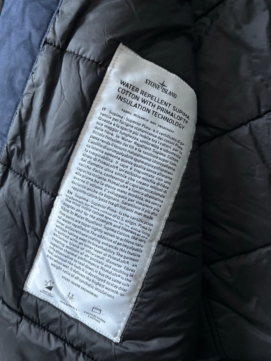 Stone Island 스톤아일랜드 네이비 후드 패딩 자켓 상품이미지7