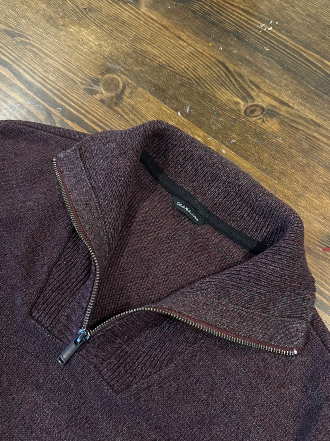 캘빈클라인 짚업 니트 100 상품이미지7