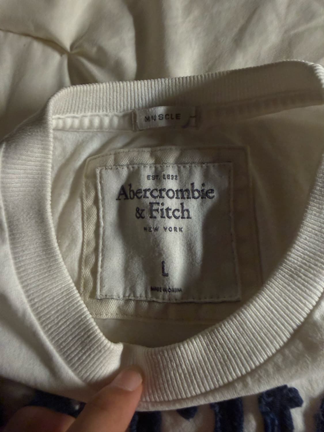 Abercrombie & Fitch 로고 반팔 티셔츠 상품이미지2