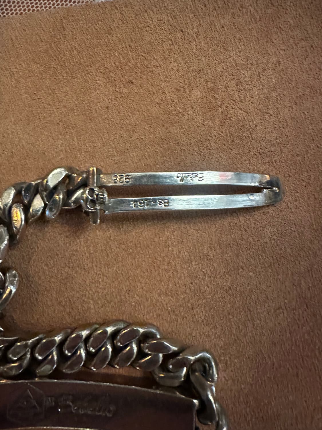 925실버 남자팔찌 베벨로 상품이미지6