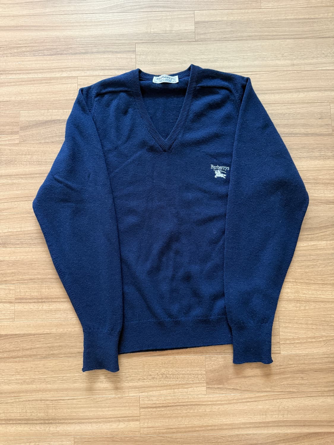 버버리 네이비 울니트 상품이미지1