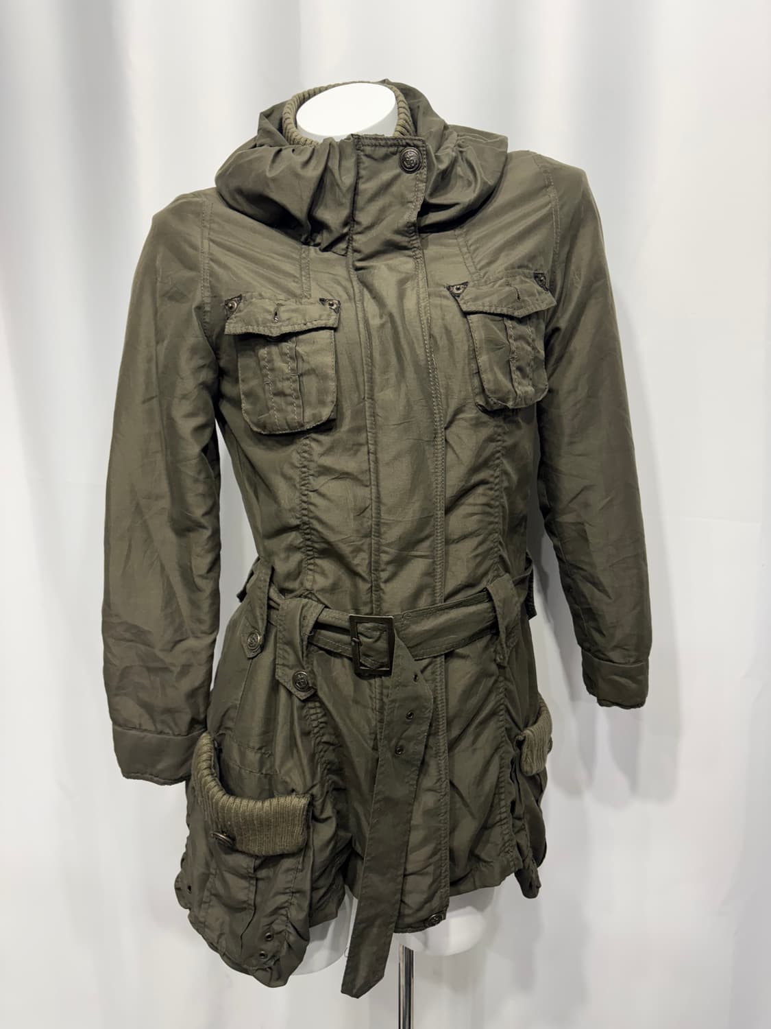 🎸카키 포켓 디테일 롱 자켓🎸 상품이미지7