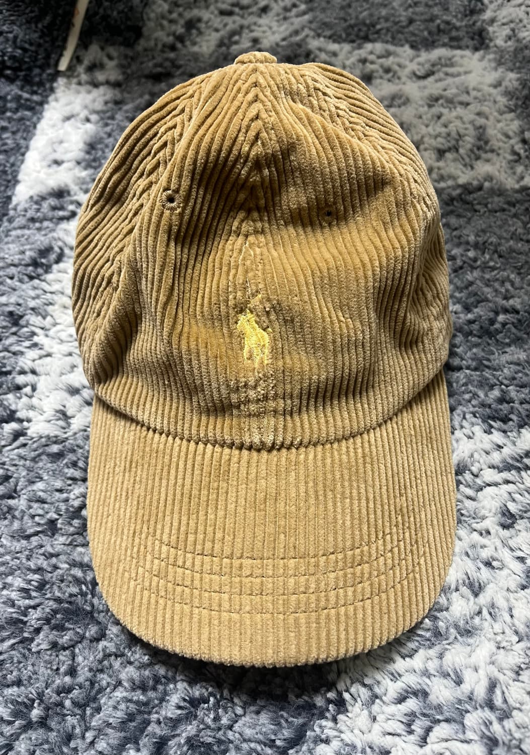 폴로 코듀로이 레더스트랩 볼캡 빈티지모델 상품이미지1