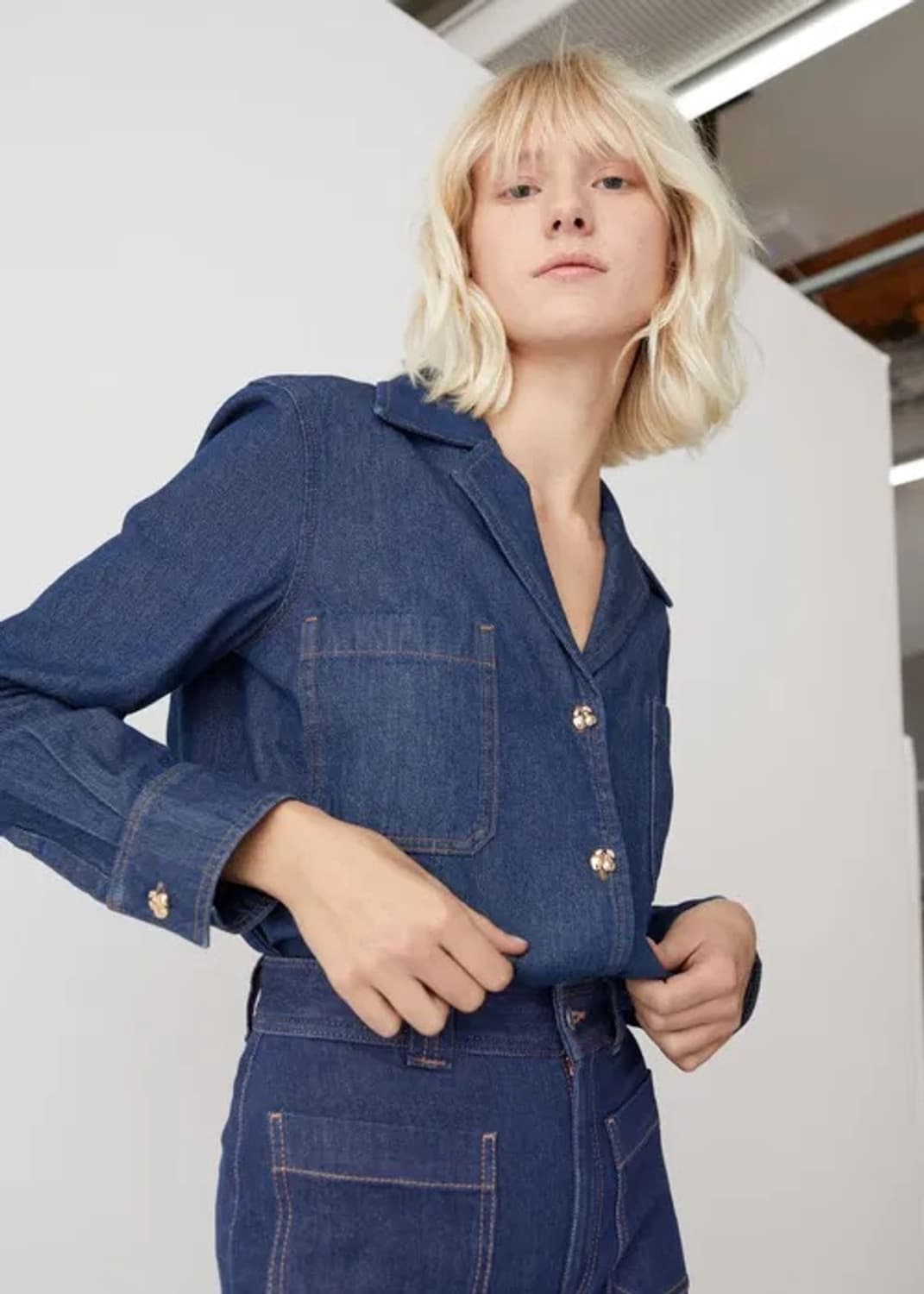 앤아더스토리즈 데님 셋업 상품이미지4