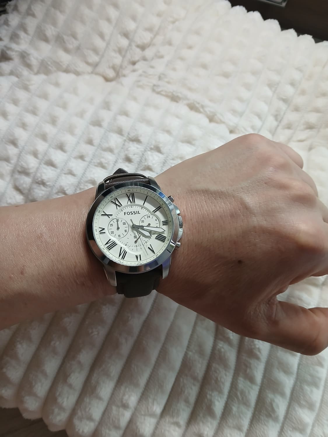 파슬..가죽 스트랩시계입니다.쿼츠 상품이미지1