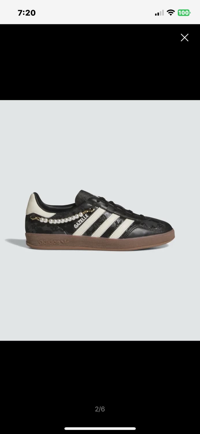 아디다스 가젤 인도어 블랙 pearl HQ2624 상품이미지2