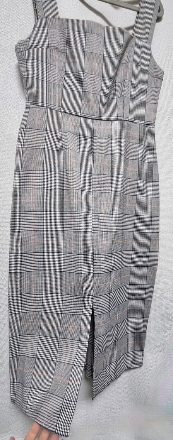 뷔스티에 체크 원피스 상품이미지3