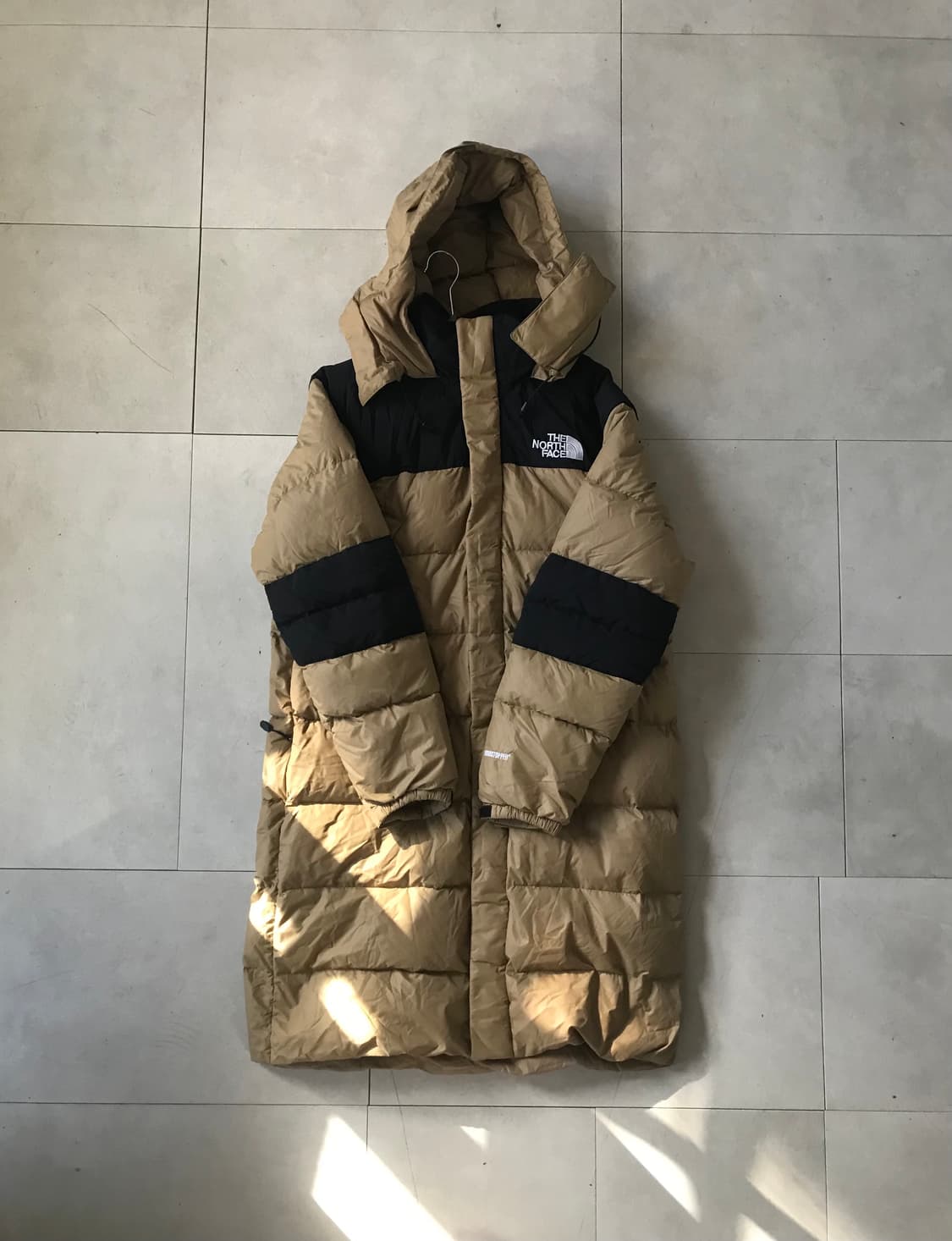 노페 베이지 롱패딩 상품이미지5