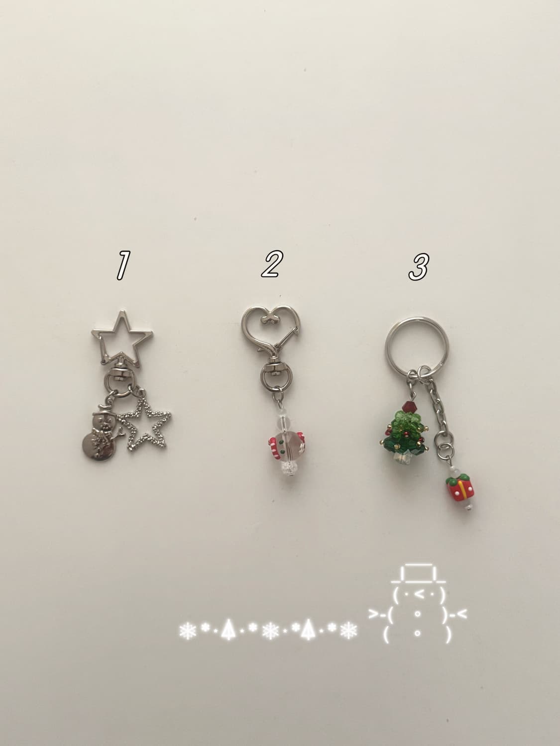 크리스마스 키링 christmas keyring 상품이미지1