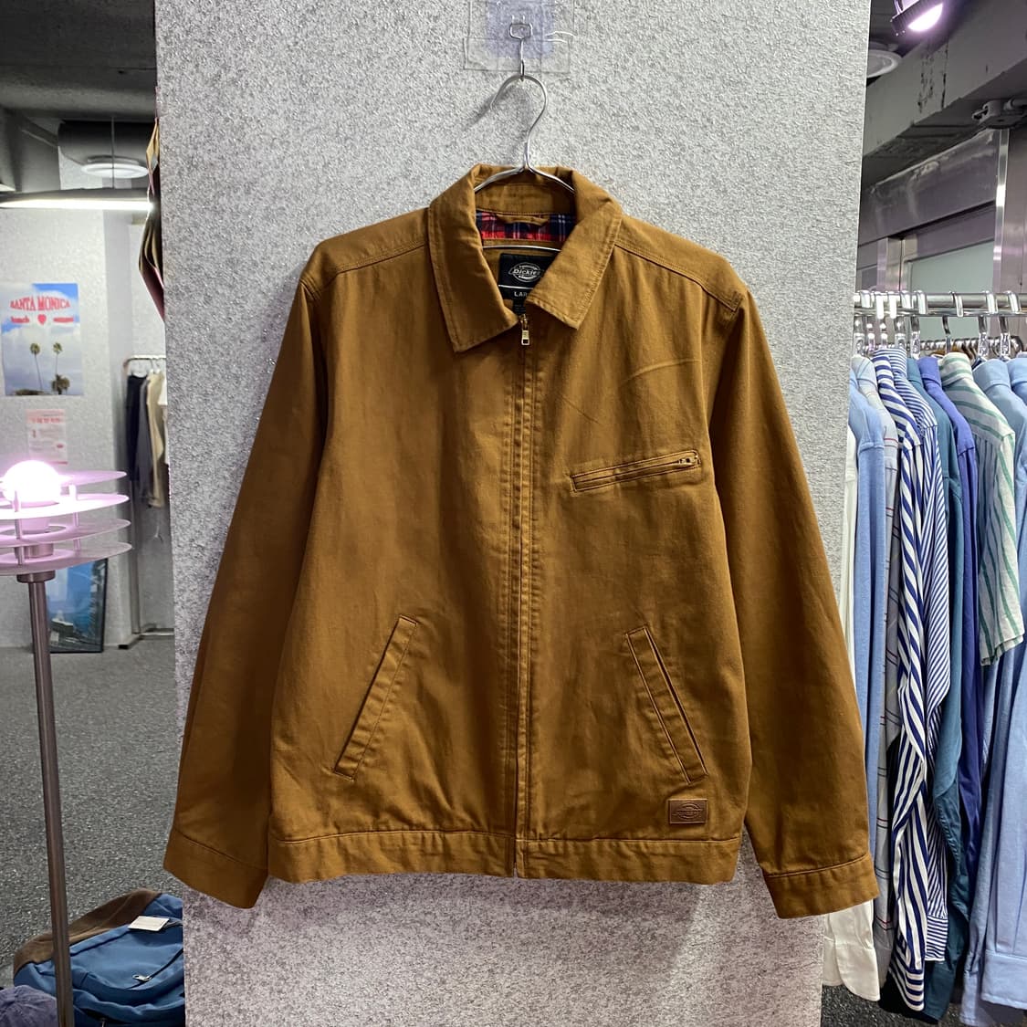 디키즈 브라운 패치 워크자켓 B4573 상품이미지2