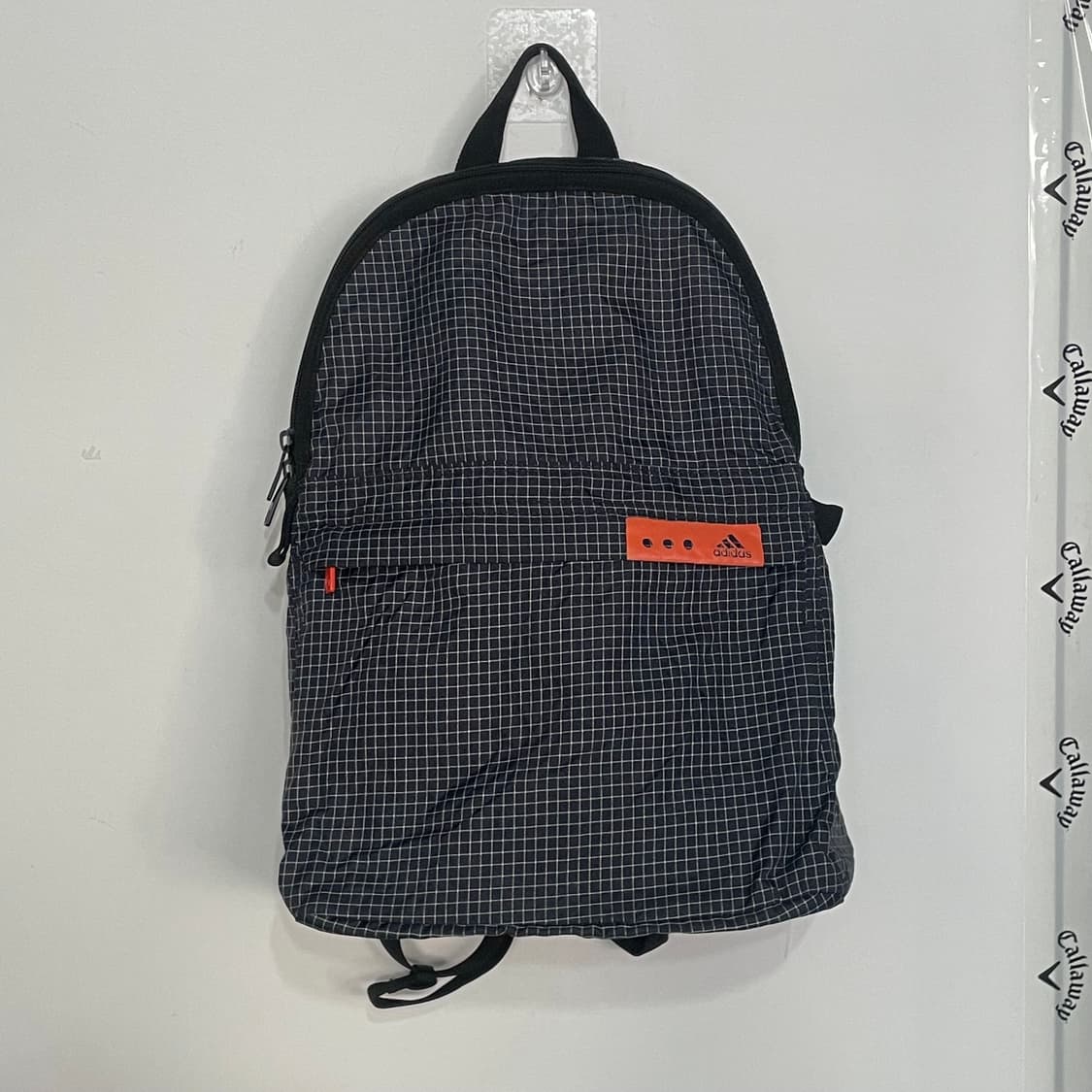 아디다스 체크 나일론 백팩 상품이미지1