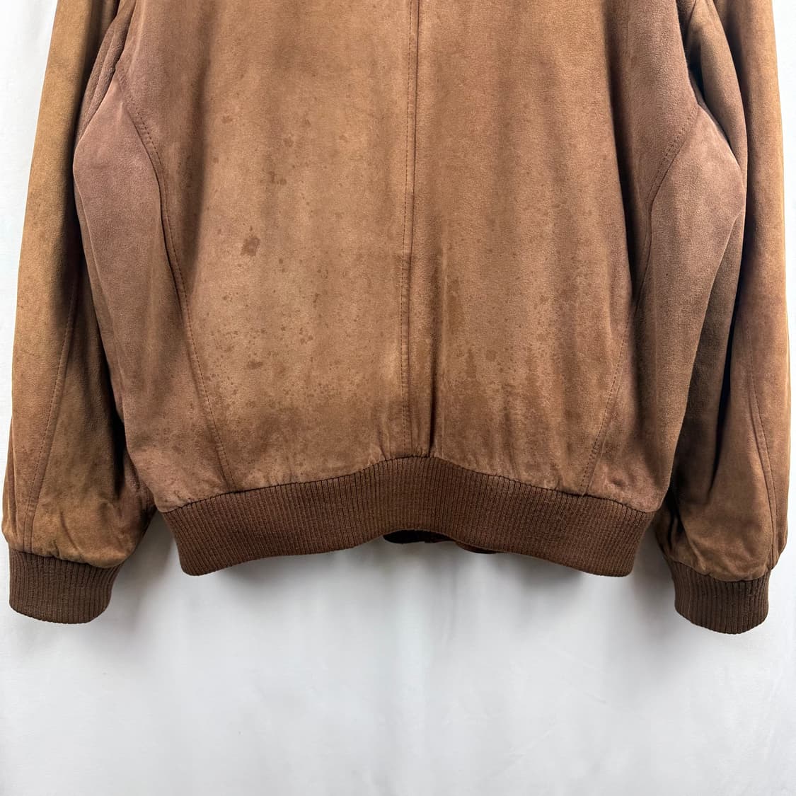 (95) 런던포그 90s 산양가죽 스웨이드 블루종 자켓 브라운 상품이미지8