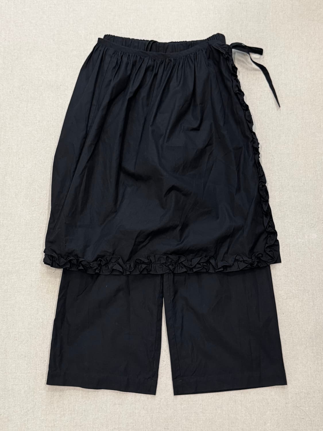 꼼데가르송 robe de chambre 01ss 레이어드 랩 팬츠 상품이미지1