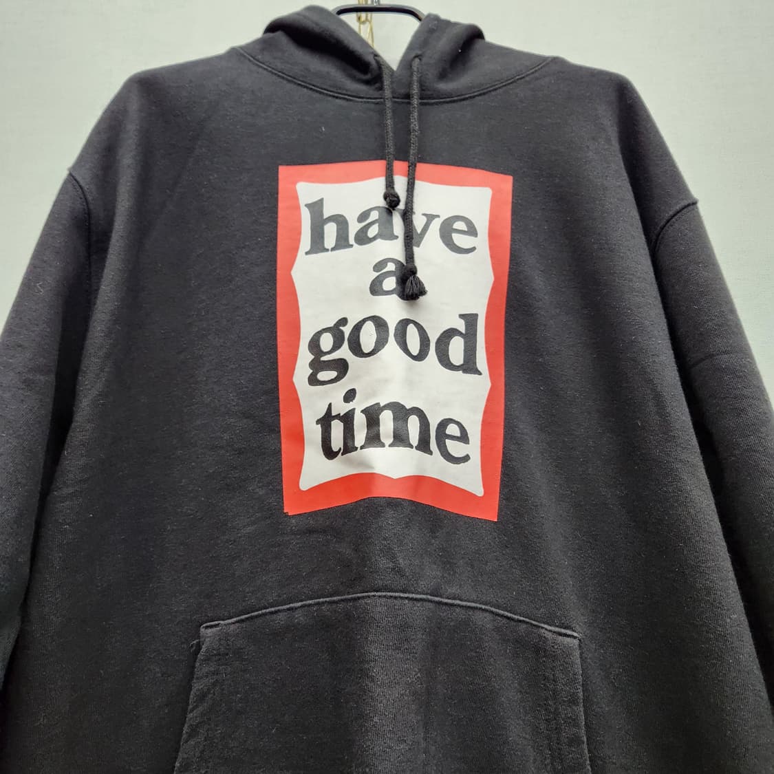 해브어굿타임 빅로고 후드티 XL(2XL) 상품이미지2