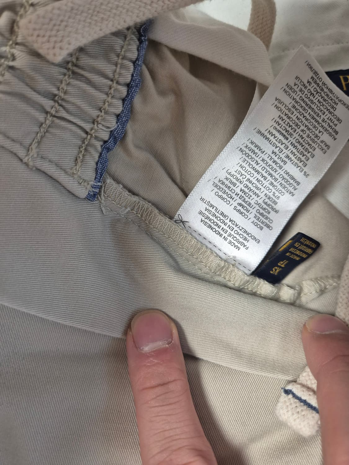 폴로 랄프로렌 베이지 클래식핏 반바지 XS 상품이미지3