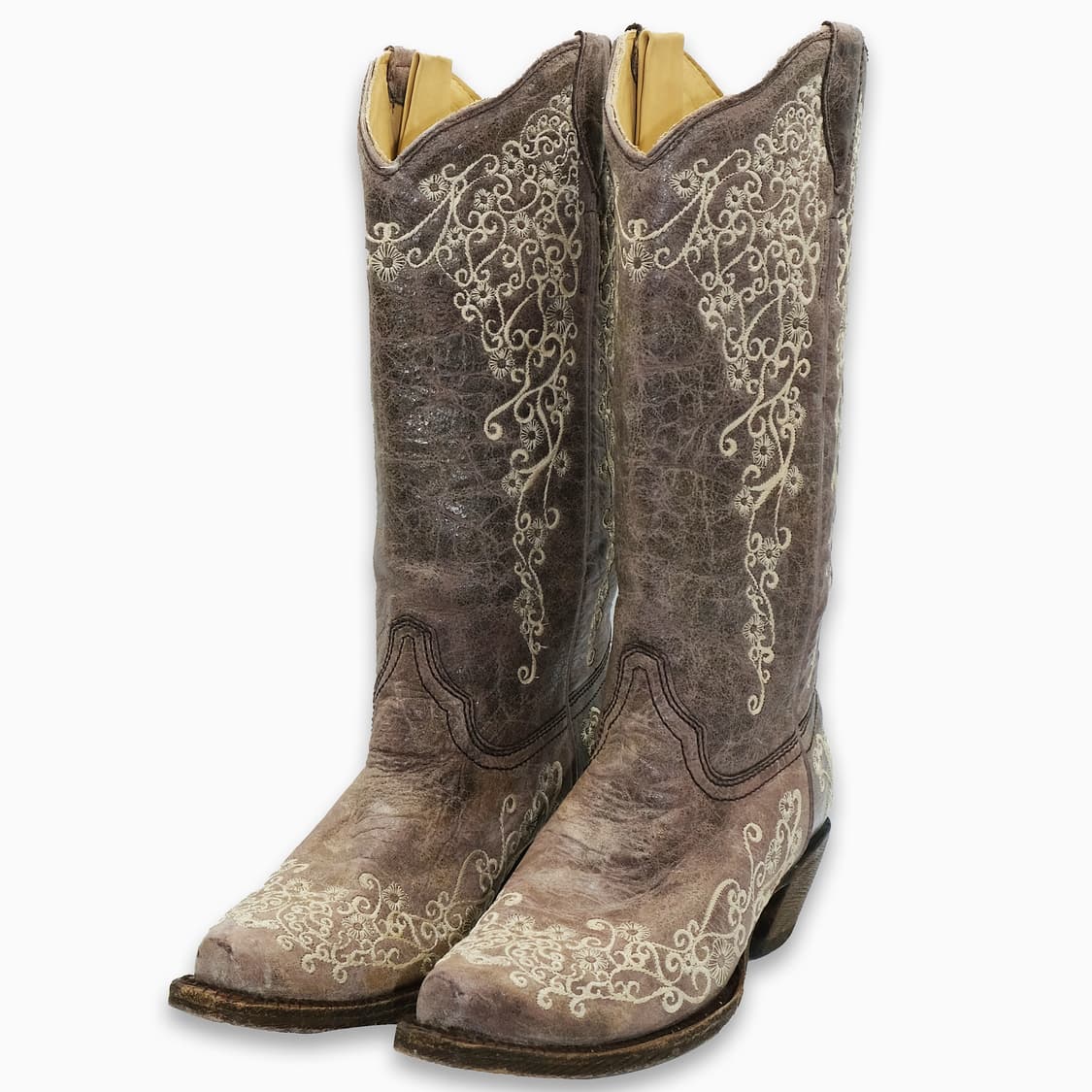 코랄(CORRAL)웨스턴 레더 부츠 7M(240)사이즈 BT24005 상품이미지1