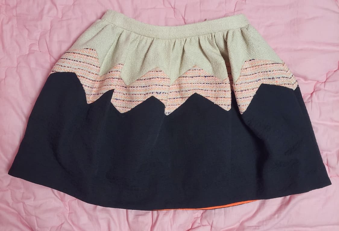 급처상태좋음!O2nd 오즈세컨 러블리 트위드 공주 스커트 치마 레니본st 상품이미지1