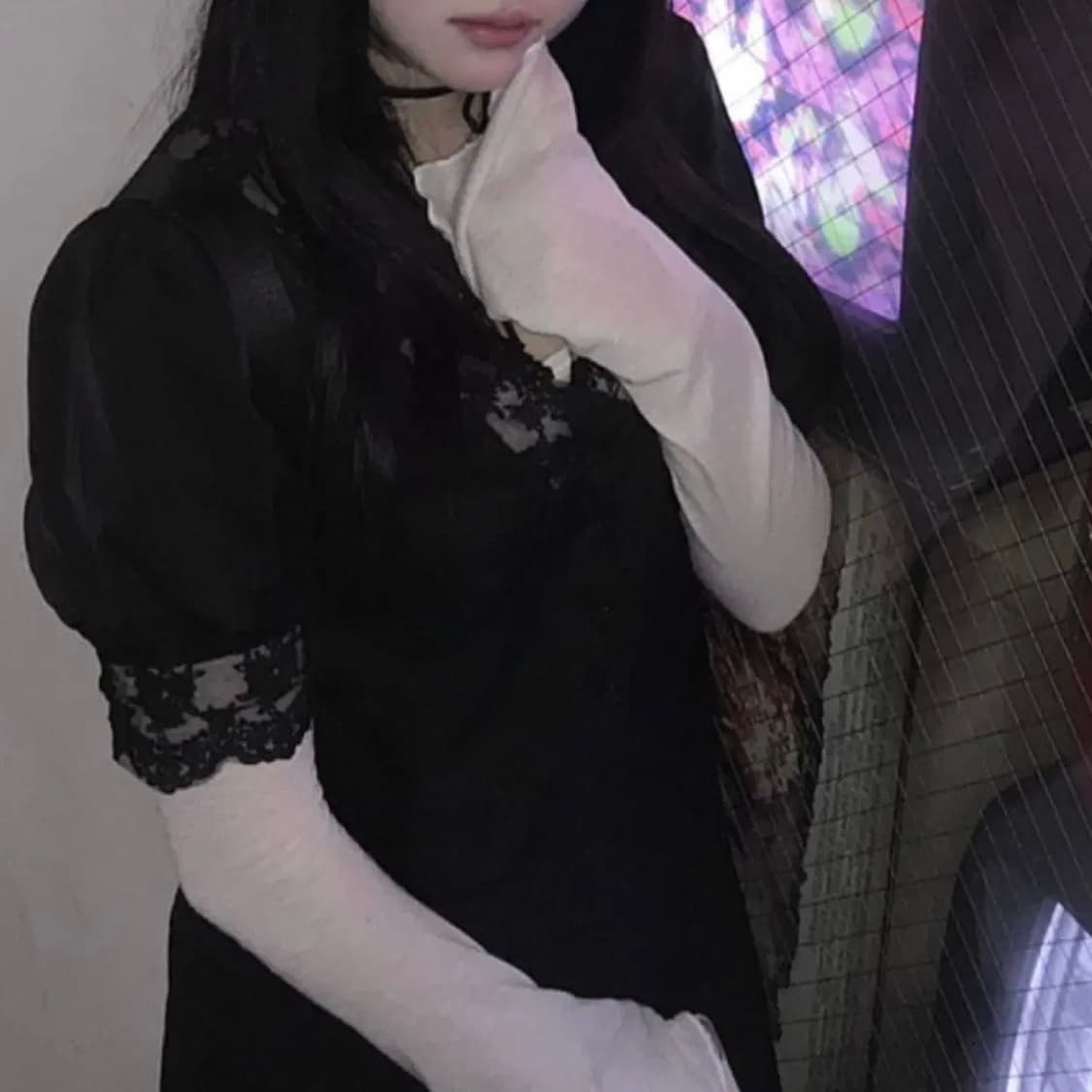 미래의미래 레이스 블라우스 상품이미지2