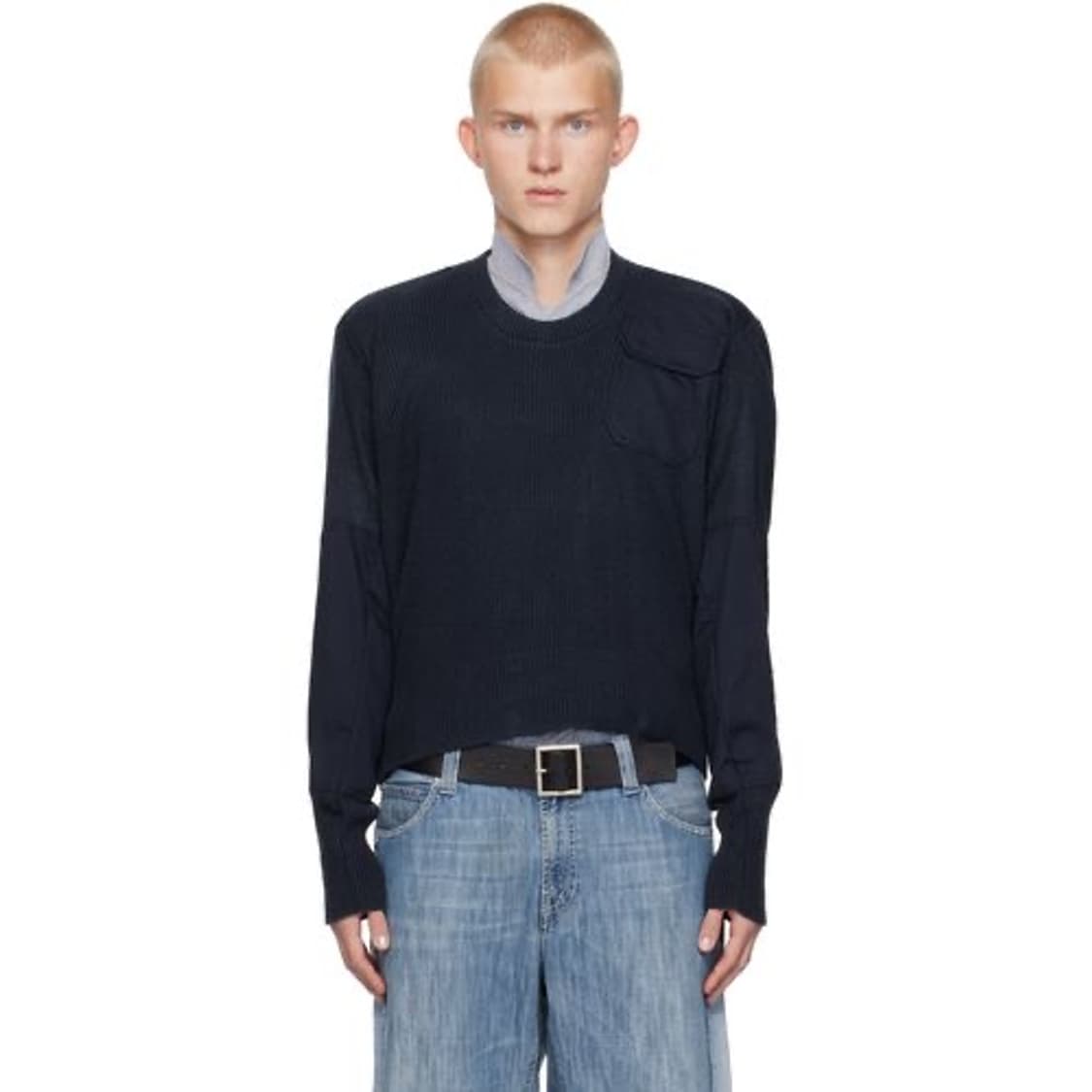 프로토타입스 밀리터리 니트 S/M 상품이미지3