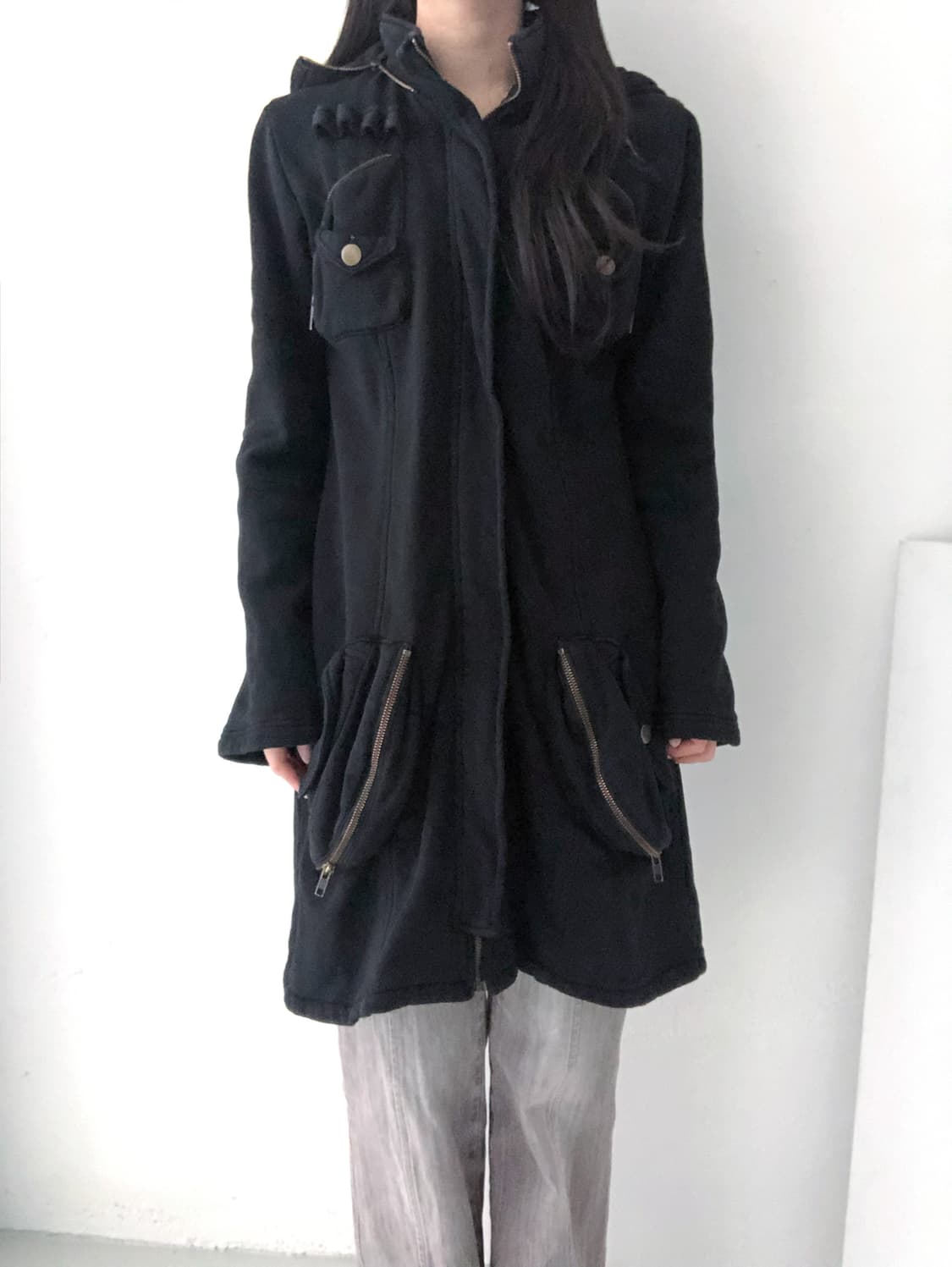 vintage zip-up long jacket 상품이미지6