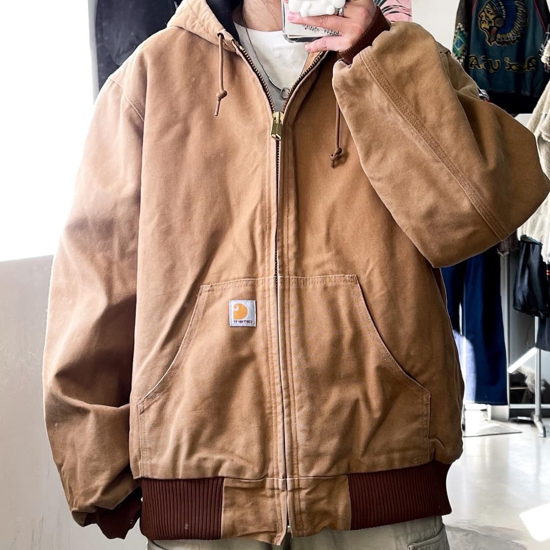 칼하트 J140 해밀턴브라운 덕액티브자켓 상품이미지1