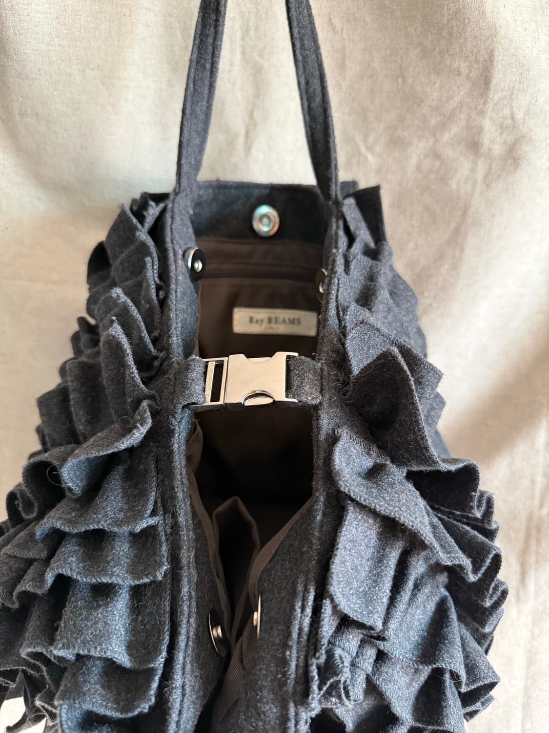 Ray BEAMS frill tote bag 상품이미지4