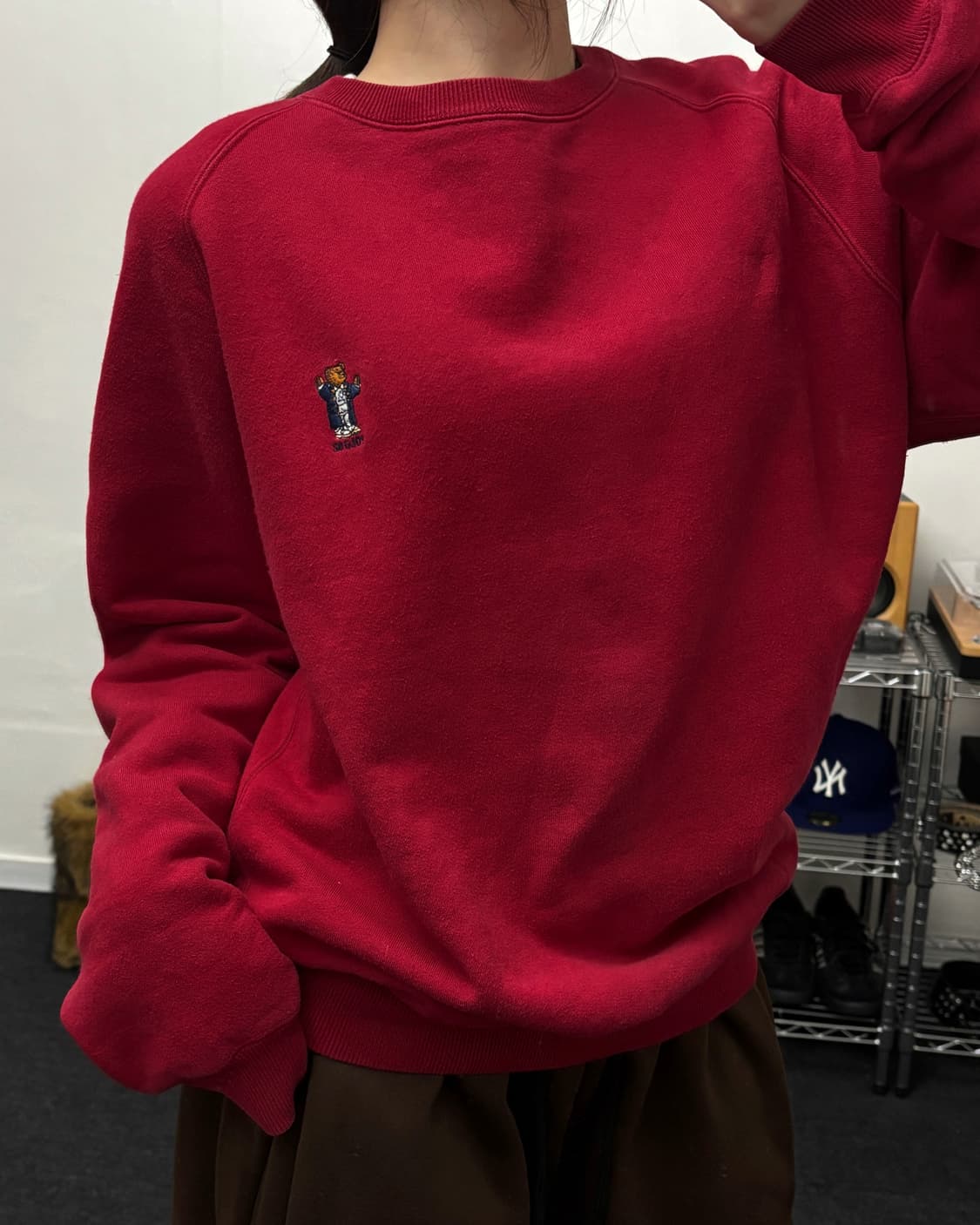 폴로 베어 자수 90s 맨투맨 상품이미지1