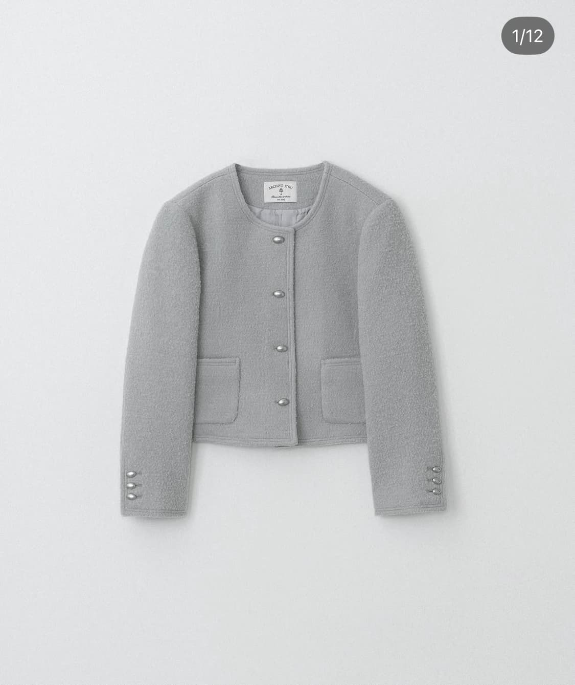 아카이브제이투유  트위드 클라우드자켓  상품이미지3